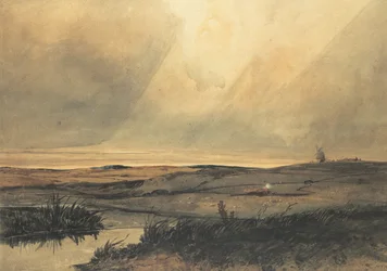 Moro con molino de viento